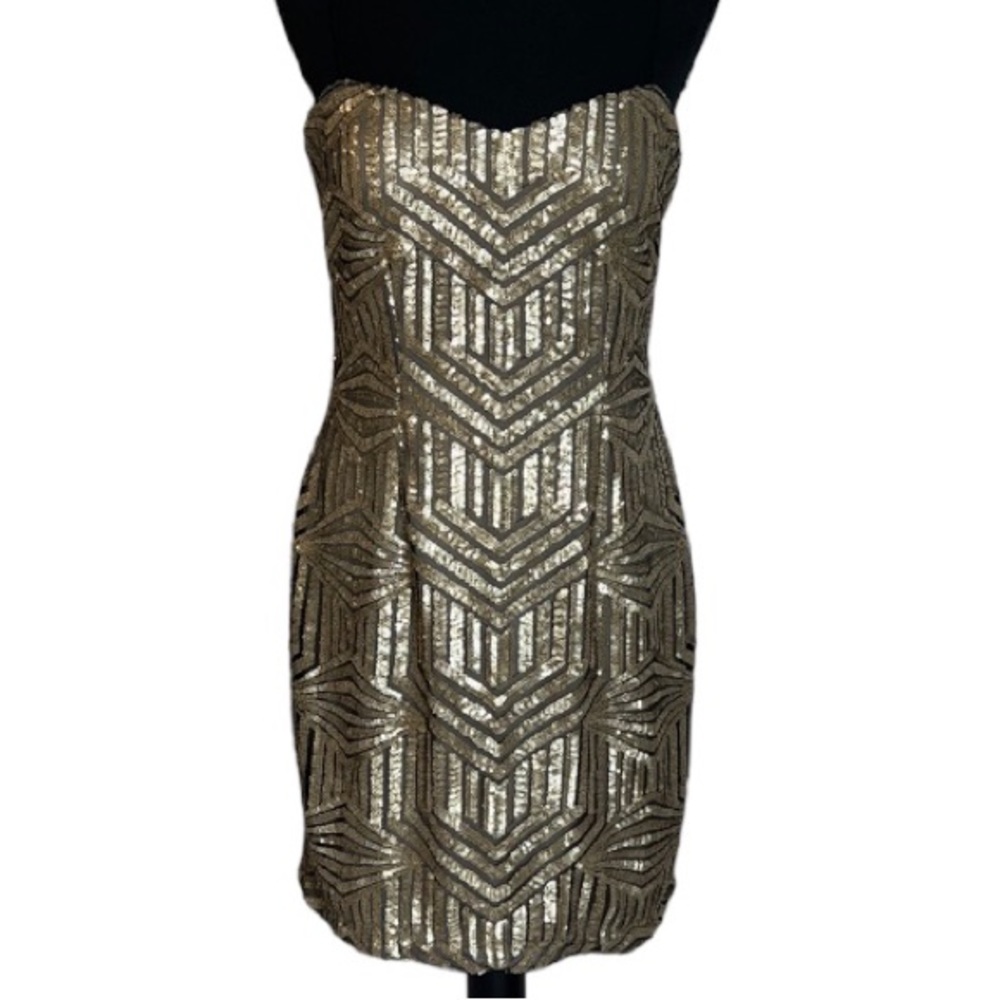 Aidan Mattox sequin dress